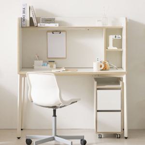 오즈 학생 1인 와이드 가정용 독서실책상 LED조명 1200 (착불)