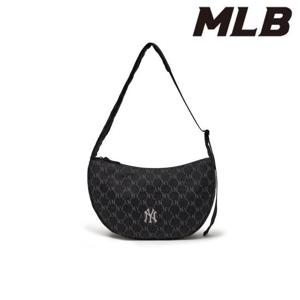 MLB (3ACRMV45N-50BKS) 다이아 모노그램 데님 JQD 크로스백