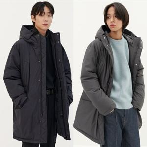 [플랙진] 후드 롱 다운 점퍼 PWTO4DJL04M