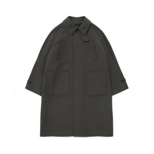 커버낫자켓 JQS CO2404CT03-CH 코지 울 블렌드 발마칸 코트 차콜