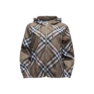 [최복호]체크패턴 후드 스트링 집업 점퍼 (A2532106)