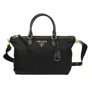 금장 로고 포코노 토트/숄더백 블랙 1BA104 ZMY F0002