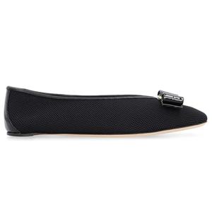 25 FW 페라가모 레더 Vara 바라 보우 슬립온 발레 플랫 슈즈 01J965782