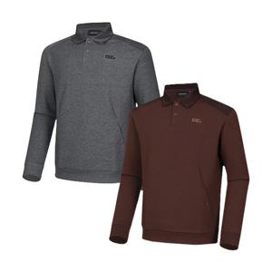 [와이드앵글] 남성 CO 코듀로이 믹스 블루종 폴로 티셔츠 M_WMW24272