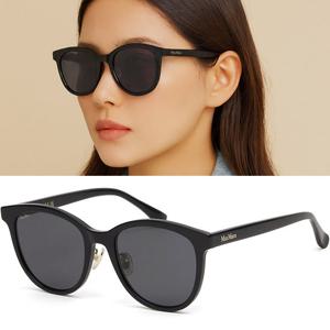 막스마라 선글라스 MM0107K 01A 명품 블랙 라운드 뿔테 아시안핏 데일리 패션