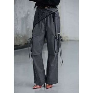 [에고이스트] (ER3OPT01) 옆 포켓 끈 포인트 팬츠