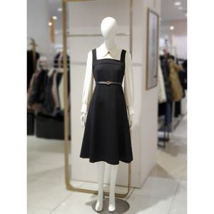 [에꼴드파리]MARIO(미센스) 배색 뷔스티에 플레어 원피스 MB59OPM182A