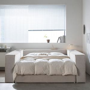 보루네오 카밀라 양가드 패브릭 침대 Q-듀얼탑 29cm 매트리스