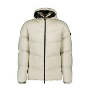 25 FW 몽클레어 Forez 포레즈 후드 숏 다운 패딩 베이지 K20911A00156597YD
