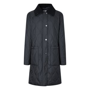 닥스 골프 여성 25FW PREMIUM 블랙 경량 퀼티드 롱 점퍼 DNJU5D713BK