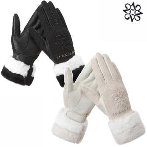 [세인트앤드류스]여성 별 심볼 퍼 양피 양손 장갑 821C4GV871