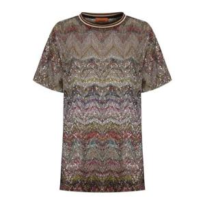 미소니 반팔 티셔츠 DS25WL04 BC005G S01HU MULTICOLOUR