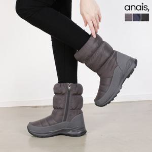 [아나이스] 지퍼 털안감 패딩부츠 3.5cm_25F188 [무료배송]