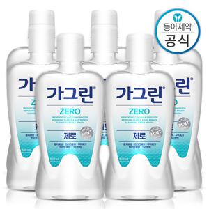 가그린 제로 가글 820ml 8개 구강청결제