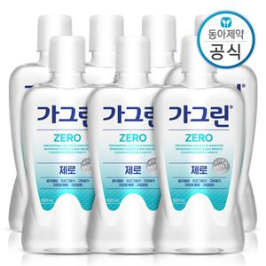 가그린 제로 가글 820ml 7개 구강청결제