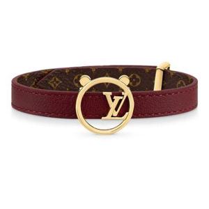 루이비통 LV 이클립스 레더 팔찌 LVUC3AU2PUR