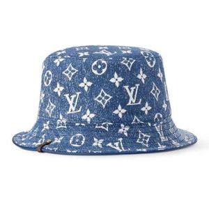 루이비통 모노그램 자카드 데님 밥 햇 LVU99R83BLU