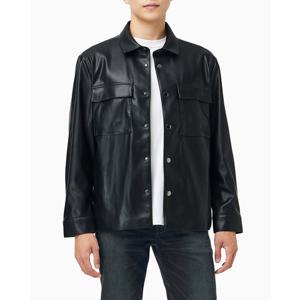 [캘빈클라인 진]남성 CK 페이크 레더 가죽셔츠 자켓 셔켓 4RE404G (4RE404G-UB1)