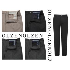 [올젠] 허리밴드 피치기모 스판 슬랙스 팬츠 4컬러 ZOE4PP1306