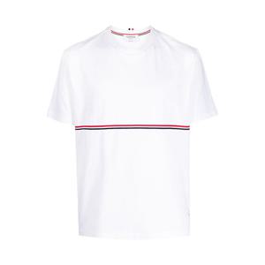 톰브라운 스트라이프 반팔 티셔츠 MJS221A J0058 100