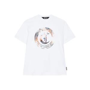 저스트까발리 반팔 티셔츠 79OAHE01 CJ110003 White