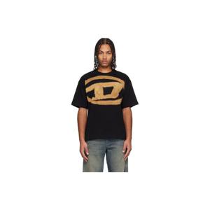 디젤 티셔츠 블랙 T 박스트 블리치 티셔츠 252001M213053
