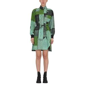 겐조 미디 원피스 FC52RO060 9S556 GREEN