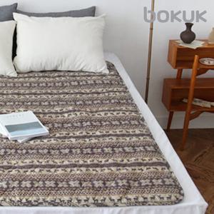 보국 전기요 침대 캠핑 1인용 싱글 전기매트 전기장판 노르딕