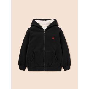 [빈폴키즈] 보아 안감 후드 집업  블랙 (BI5Y41U015)