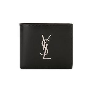 [꼬르소밀라노]생로랑 남성 모노그램 은장로고 블랙 반지갑 453276 0SX0E 1000