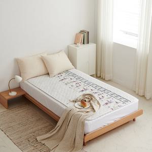 크리벨 프리미엄 탄소 전기요 면혼방 화이트스노우 슈퍼싱글(100x180cm)