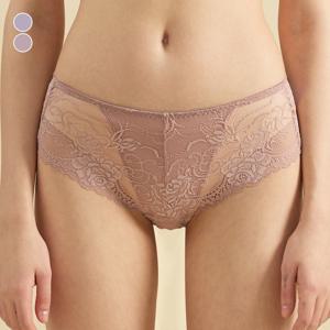 라보라 파워넷 시스루 빅플라워 레이스 삼각 팬티 (90 ~ 105) _ OLWP3A303N