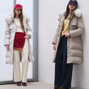 플라스틱아일랜드  (PR4TD161) 사가퍼 날개 플랩 롱 구스 다운