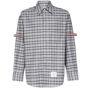 암밴드 클래식체크셔츠 메드그레이 MWL389A F0356 035