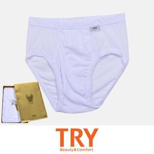 (트라이)100 면 100수 편안한 남성 노블라인 삼각팬티