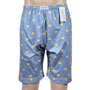 부드러운 남성 면 5부 파자마 잠옷 바지 홈웨어 팬츠