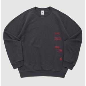 르꼬끄 공용 헤리티지 루즈 맨투맨 B1 QQ323LFS94 DGR ORG WMG