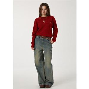 [후아유] Steve Aran Cable Sweater(F)   WHKAF4T12F