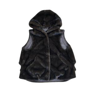 [르니앤맥코이(여성)]인조퍼 박시 후드베스트 (MM12MV001HJY)