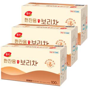 동서 한잔용 보리차  100T x 3개