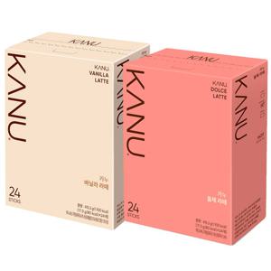 맥심 카누 바닐라라떼24T+돌체라떼24T