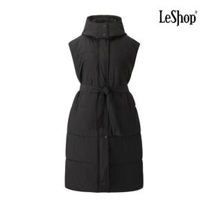 르샵  후드 심플 롱 패딩 베스트 (BPAVT022A)