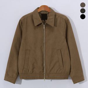 [후앙스] 크롭핏 루즈 스웨이드 카라 자켓 점퍼 DRJP3367