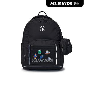[MLB키즈 공식] 26N 베이직 원포켓 메쉬 책가방 NY (Black)7ABKB056N-50BKS