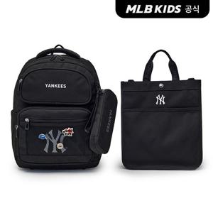 [MLB키즈 공식] 26N 태그 라이트 책가방 세트 NY (Black)7ABKB016N-50BKS