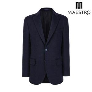 [마에스트로] [25FW]네이비 울캐시 브러쉬드 자켓 (MAJA5D031N2)