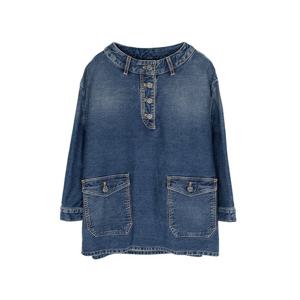 [엘러브] 새상품 샤넬 24S 데님 드레스 36 블루 5ET1858