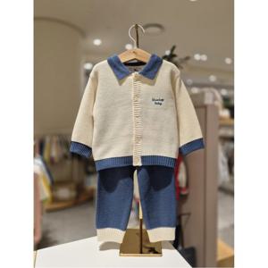 블루독베이비 10 24FW이월(CR) 니트가디건상하복 SET A (44C13610010)