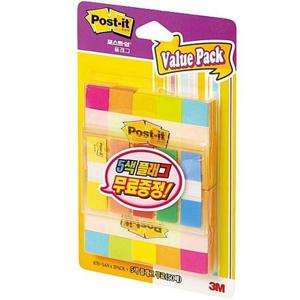 문구사무/포스트-잇 플래그 알뜰팩 670-5AN-2A (683-5KP 50매 무료/3M) 문구용품 사무용품 포스트잇 메모지 노트