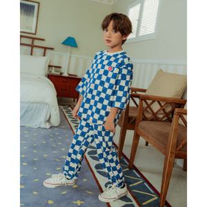 벨리타앤보이즈 체커보드 7부티 조거상하복 BK5AST02BL